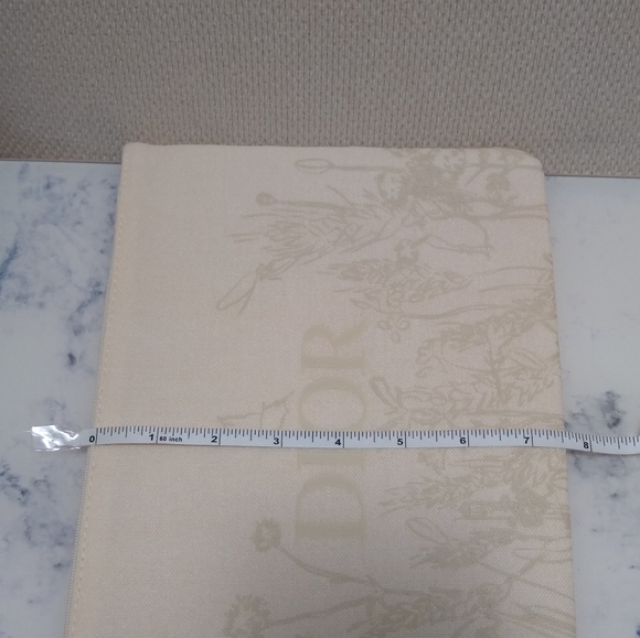 Christian Dior Cream Spring Flower Clutch Bag Pouch Limited Edition New In Box - Picture 5 of 11